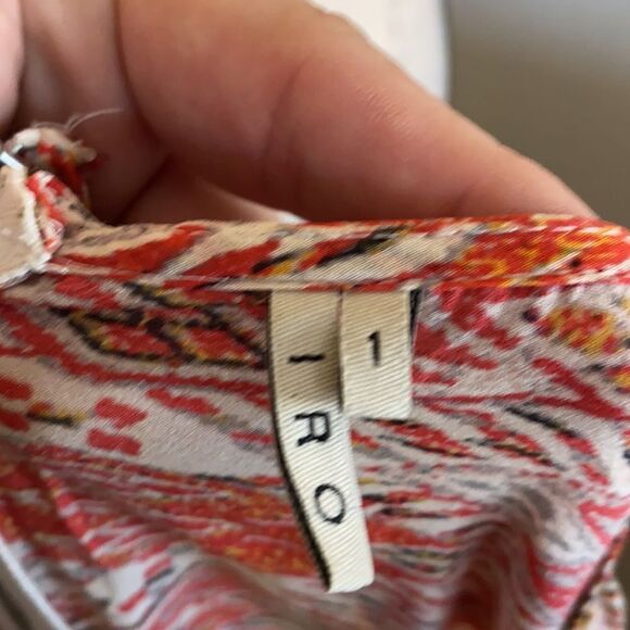 IRO Kilona Print Design Dress Feminine Contemporary Boho Vacation Resort - Picture 14 of 14